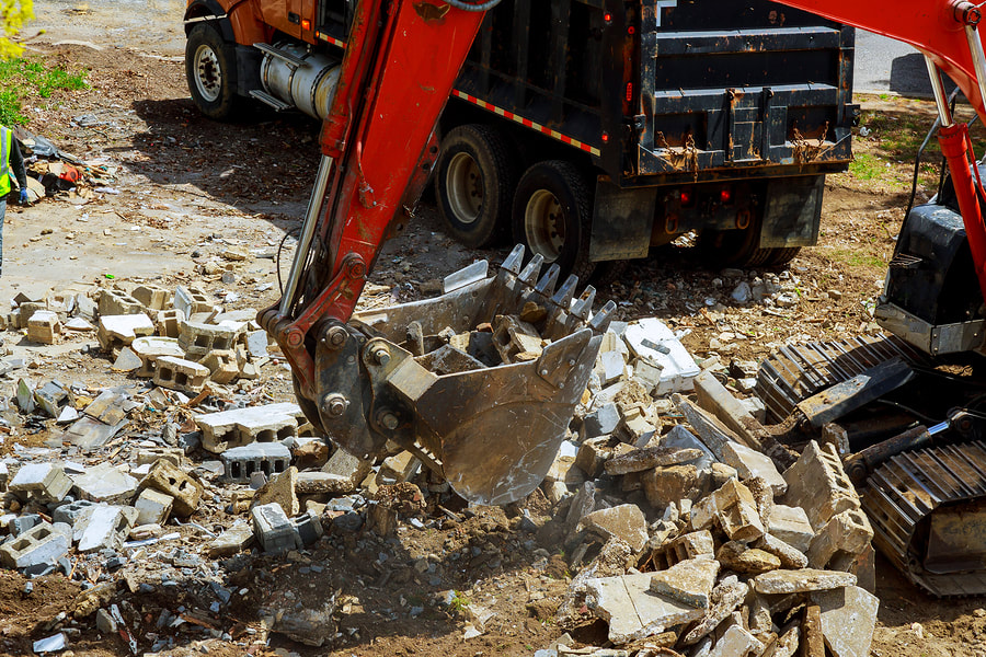 This is a picture of a demolition services.